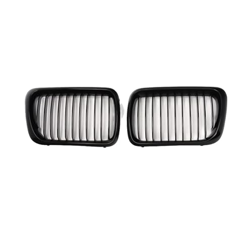 Rejilla ABS reemplazo frontal para E36; resistencia superior contra impactos y clima
