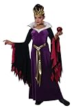 California Costumes, Girls' Evil Queen Cosplay Dress, Size L