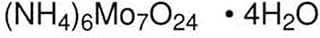 Honeywell A7302-500G Fluka Ammonium Molybdate Tetrahydrate ACS Reagent, 81.0-83.0% MoO3 Basis, 500 g