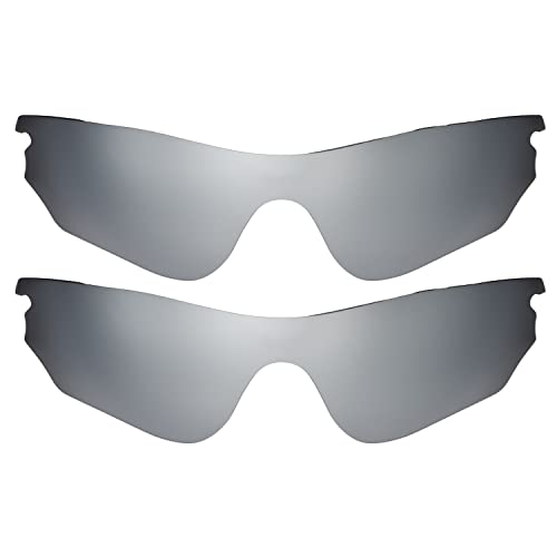 Lot de 2 verres polarisés Oakleys Radarlock Edge Titanium Mirror accessoires de rechange