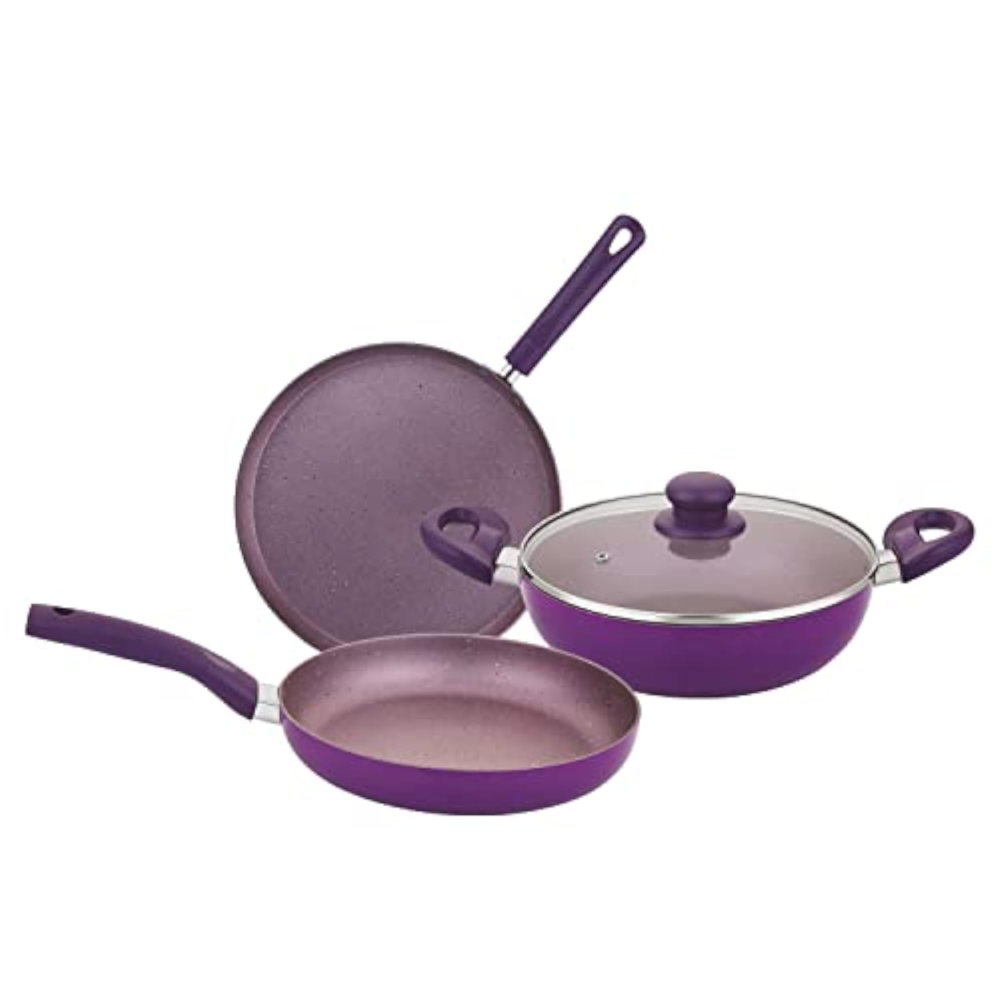 Vega Non-Stick Cookware Set, 4 Pcs