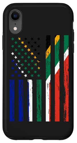 South Africa Flag America US It is in my DNA South Africans Case for iPhone XR