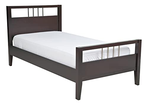 Modus Furniture Solid-Wood Bed, King, Nevis - Espresso #TOP5