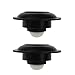 2pcs Bouton de Déverrouillage de Porte Intérieure Arrière en Plastique Noir Compatible avec Fiat Ducato Citroen Mk3 Peugeot Boxer 735426396 735539554 1607485980
