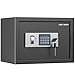 Locksworth Safe for Home, 0.6 Cubic Feet Safety Box, Lock Box for Money, Jewelry, Documents and Guns, Digital Security Safe for Office, Hotel and Personal Use, 13.8