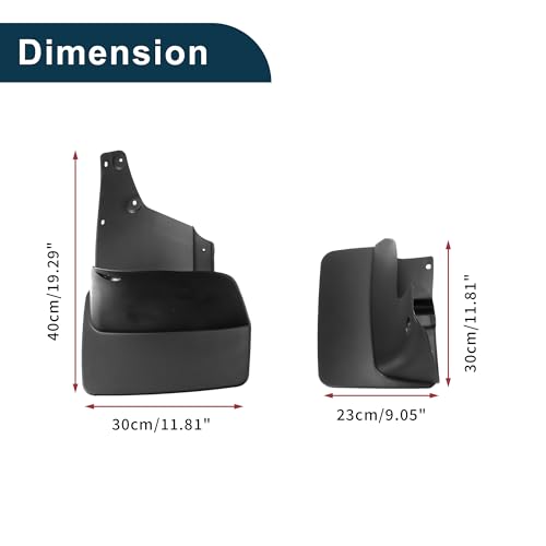 Image of Mud Flaps Splash Guards for Toyota Land Cruiser LC100 1998-2007 Front & Rear Mud Guards W /Mount Accessories