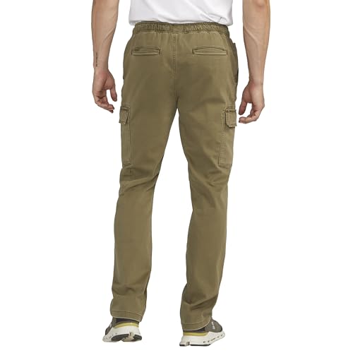 Silver Jeans Co. Men's Pull-on Cargo Essential Twill Pant3