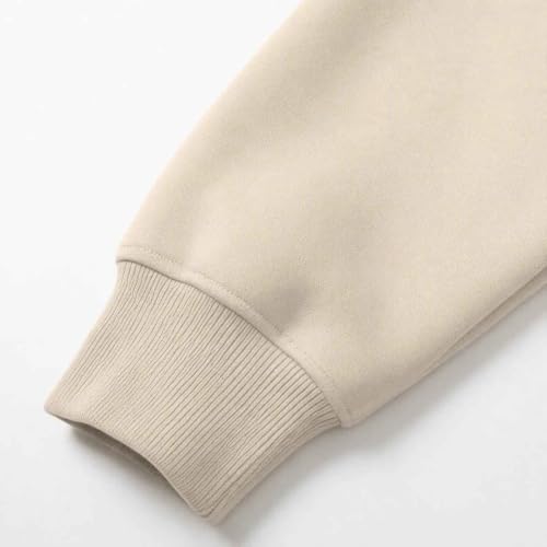 Mens Full Zip Hoodie Sleeve Zip Pocket Kangaroo Pockets Casual Sweatshirt - image 8