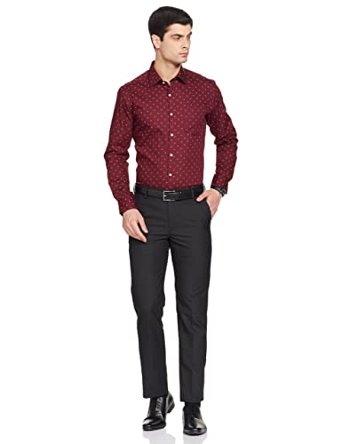 Image of Diverse Men's Cotton Printed Full Sleeve Regular Formal Shirt
