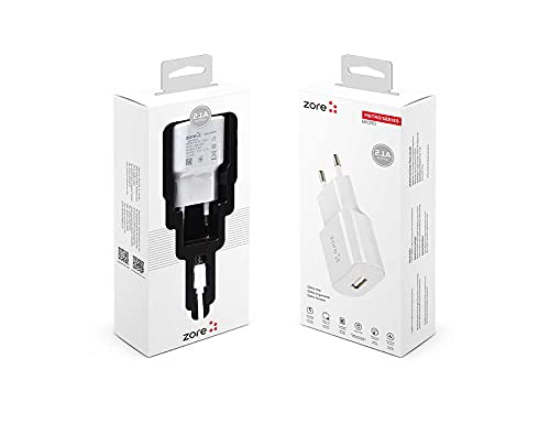 Zore Metro Serisi ZR-TC01 Micro 2 in 1 Şarj Seti Beyaz