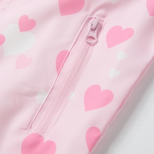 Image of HZXVic Toddler Boys Raincoat Waterproof,Lightweight Kids Rain Poncho Jacket Windbreaker Outwear Coat