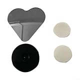 Honseadek Auto-Seitenspiegel-Montage, kompatibel mit Autos, LKWs, SUVs, Lieferwagen, 360° verstellbar, herzförmiger Toter-Winkel-Hilfsspiegel (2 Stück)