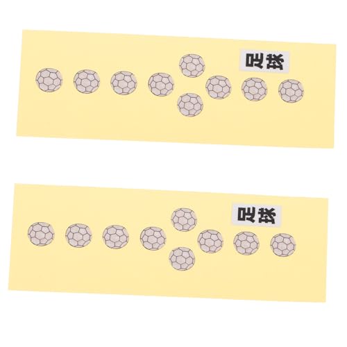 ULDIGI 2個サッカー フレットボードステッカー ベース 初心者用 ギター指板デカール アコースティック エレキギター兼用 ユニバーサル装飾