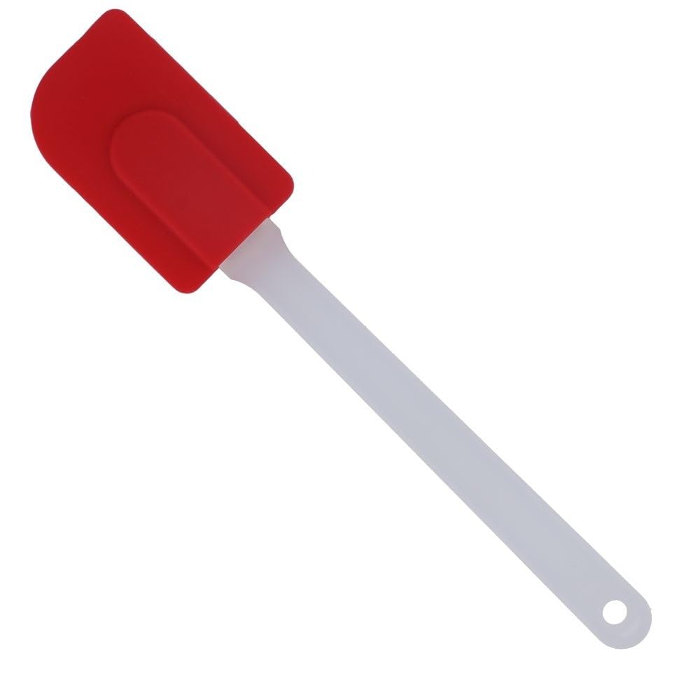 Spatola In Silicone Con Apriscatole Integrato: Raschietto Antiaderente Per Barattoli, Frullati E Cucina, Gadget Unico - 3