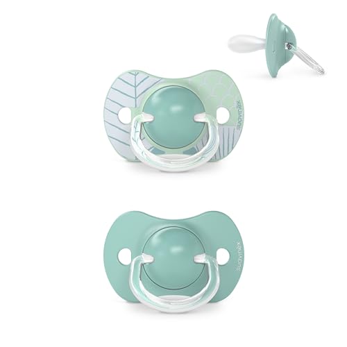 Suavinex, Pack de 2 Chupetes con Tetina Fisiológica de Silicona SX Pro, para Bebés...