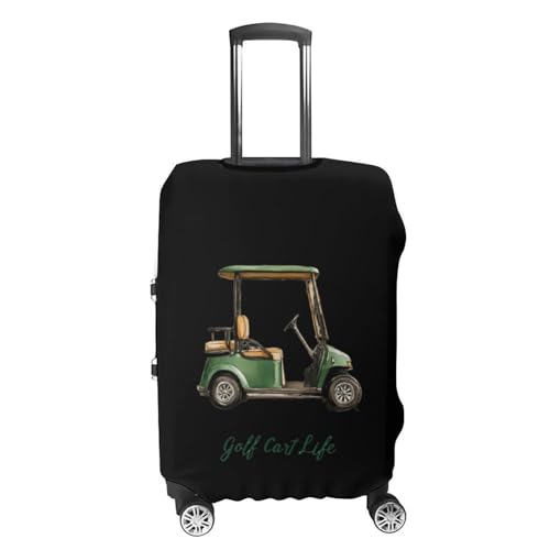 Golf Cart Life Funny Travel Luggage Cover Baggage Suitcase Cover Protector Skins 19-32 Inch4