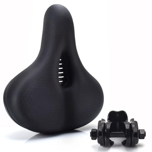 Ascent Bike Saddle, Bike Seat Memory Foam, Waterproof Breathable Ergonomic Hollow Comfort for Men Women MTB Road City (C)