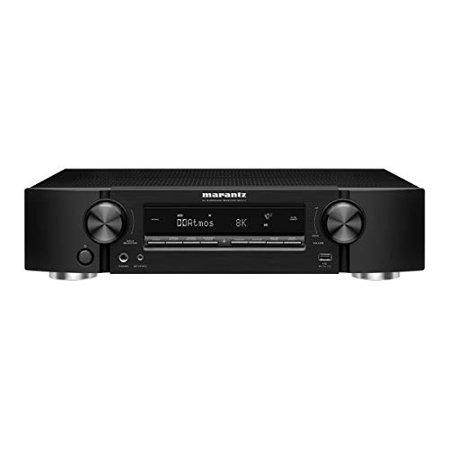 Marantz NR1711 Receptor AV Ultra HD 8K Slim 7.2 Channel (modelo 2020) – Wi-Fi, Bluetooth, HEOS integ