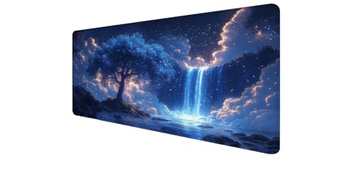 Tapis de souris XXL gaming antidérapant 700x400mm pour ordinateur et PC de bureau