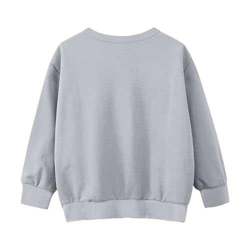 Crewneck Sweatshirts For Girl Long Sleeve Casual Winter Warm Sweatshirt Kids Fashion Oversized Pullover Top3