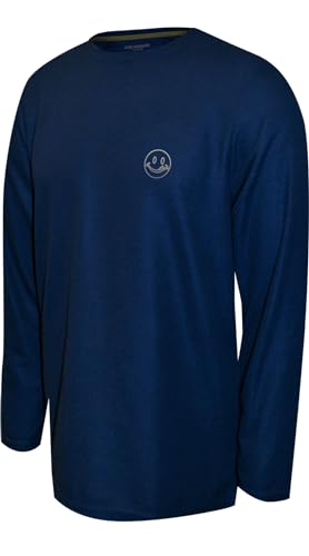 Joe Boxer Mens Loungewear Mini Licky Blue Long Sleeve T-Shirt