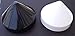 Cone Style Pylon Cap for Marine Dock (White, 7.5 inch)