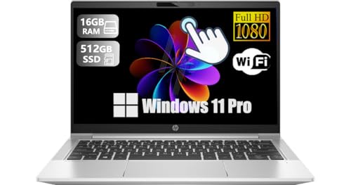 HP ProBook 630 G8 pantalla táctil Ordenador portátil empresarial, 13,3 pulgadas (1920 x 1080), Intel Core i5 1145G7, 16 GB de RAM, SSD de 512 GB, teclado japonés QWERTY, Windows 11 Pro