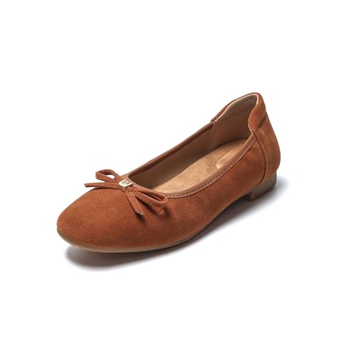 Image of Women's Comfortable Round Toe Bow Ballet Flats Shoes