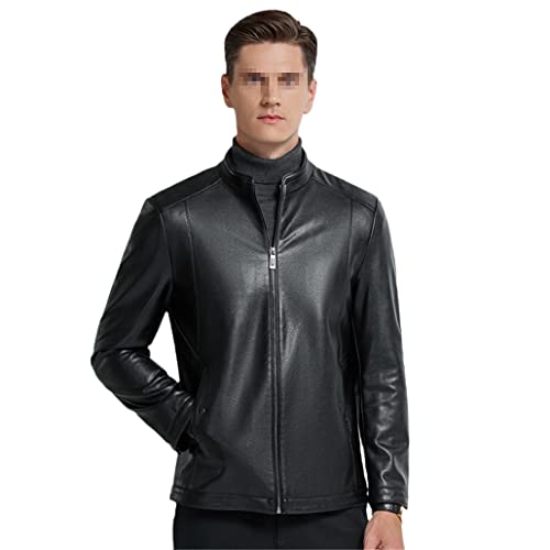 Veste en cuir homme noir XL keusyoi business casual pour automne