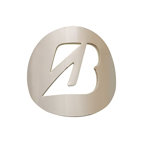 Bike Badge Soft Aluminum Alloy Decals Stickers for BMX Folding Bicycle Front Frame Cycling Accessories Emblem Tube DIY (Bridges-Tone.(Silver))