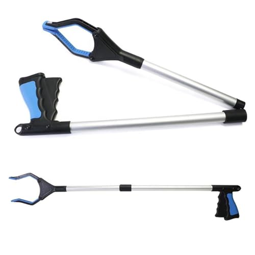 Image of HASTHIP 80cm Foldable Litter Picker Long Arm Litter Picking Equipment Rubbish Pick Up Hand Tool Reaching Aids Grabber Tool for Elderly