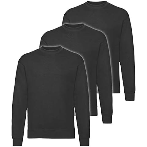 Fruit of the Loom 3er Pack Classic Set-In Sweat Herren Cover