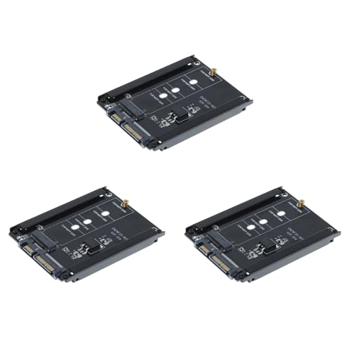 Bannik 3X ブラックケース B + Mソケット2 M.2 NGFF()SSD、2.5 アダプター-2230/2242/2260 / 2280ミリ M2 SSD用