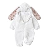 [DDUANDA] 【今季·人気】ベビー ロンパース カバーオール ふわふわ 男の子 女の子 長袖ジャンプスーツ フード付き 厚手 秋冬防寒着 赤ちゃん 着ぐるみ 可愛い 肌着長袖ロンパース前開き 防寒服カバーオール赤ちゃん 贈り物 プレゼント