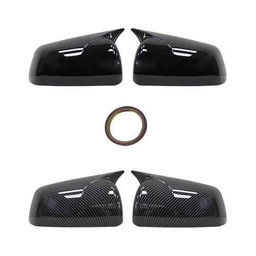 Coque rétroviseur Mitsubishi Lancer X plastique cassé solution look carbone - 2