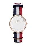 Daniel Wellington Dw classic cambrigde orologio Unisex Analogico Al quarzo con cinturino in Nylon DW00100003