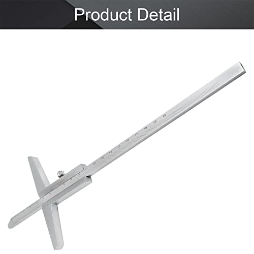 Calibrador Vernier para Profundidad 200mm de Acero miniatura 4