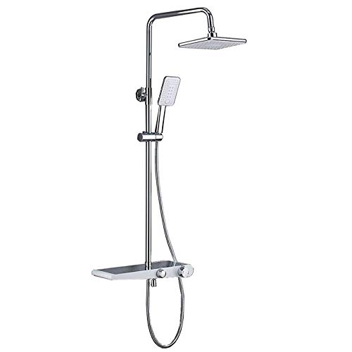 Ensemble de douche mural noir pour baignoire familiale moderne - 2