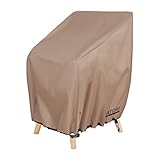ULTCOVER Stackable Patio Chair Cover – Waterproof Outdoor Stack of Chairs Cover Fits Up to 26L x...