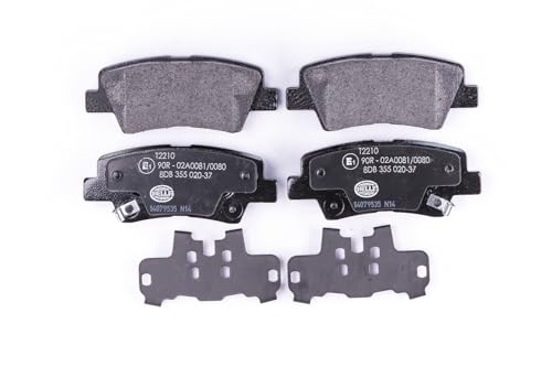 Plaquettes de frein HELLA Premium 8DB 355 020-371 avec indicateur d'usure intégrée