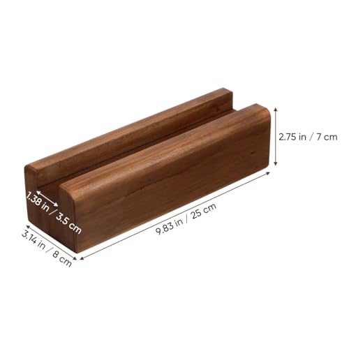 Cabilock Ganzkörperspiegelhalter Aus Holz 25X8X7Cm Rutschfester Standfuß Für Spiegel Und Kunstwerke Wohnzimmer Büro Deko Unterstützung