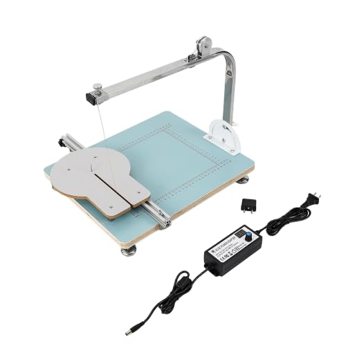 Máquina de corte de espuma, cortador de poliestireno, tuerca de poliestireno, voltaje de entrada 100-240V CA, adecuado para espuma, algodón perlado, corte de placas KT