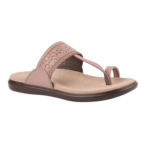 Image of Medifeet Women's Orthopedic Toe-Ring Sandals | Soft Cushioned Slip-On Comfort Slippers | Anti-Skid, Arch Support