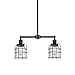 Innovations 209-BK-G54-CE 2 Light Chandelier, Matte Black