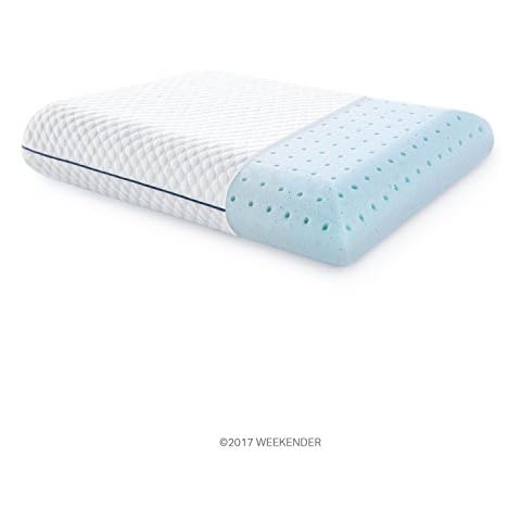 WEEKENDER Gel Memory Foam Pillow with Washable Cover Cover