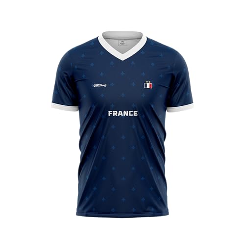 GenZGenji France Football/Soccer Jersey | Supporters Edition 2026 (Blue) X-Large