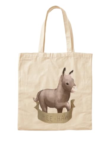 Sac fourre-tout âne mignon : une idée cadeau originale et artistique