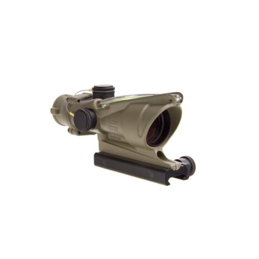 Trijicon ACOG TA31-D-100367 4x 32 Dual Illuminated Green Horseshoe Dot .223 BAC Reticle Scope, Dark Earth