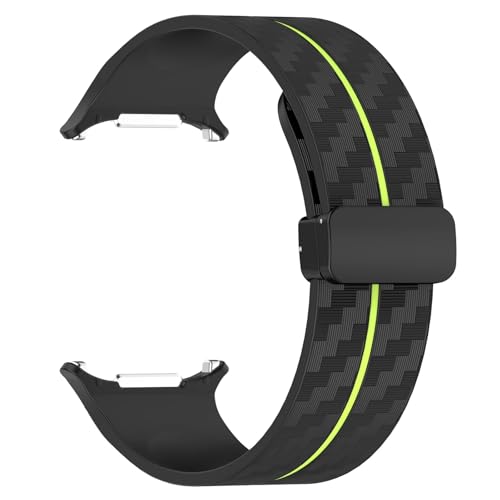 Correa de fibra de carbono para Samsung Galaxy Watch 7 Ultra pulsera exclusiva de silicona 47mm