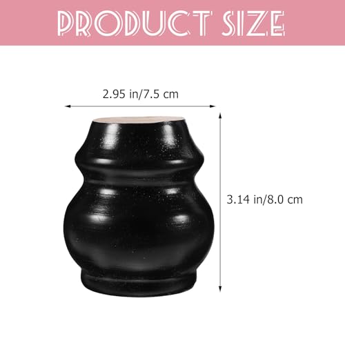 Patas de madera maciza negras con diseño sofisticado para renovar comodas y sofás 3